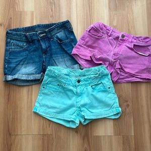 Girls shorts lot - gap and h&m - size 11/12
